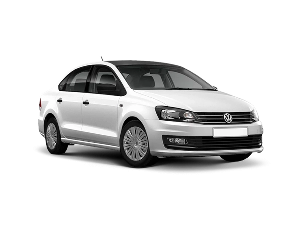 Volkswagen Polo Белый Pure. Чёрный Deep, перламутр